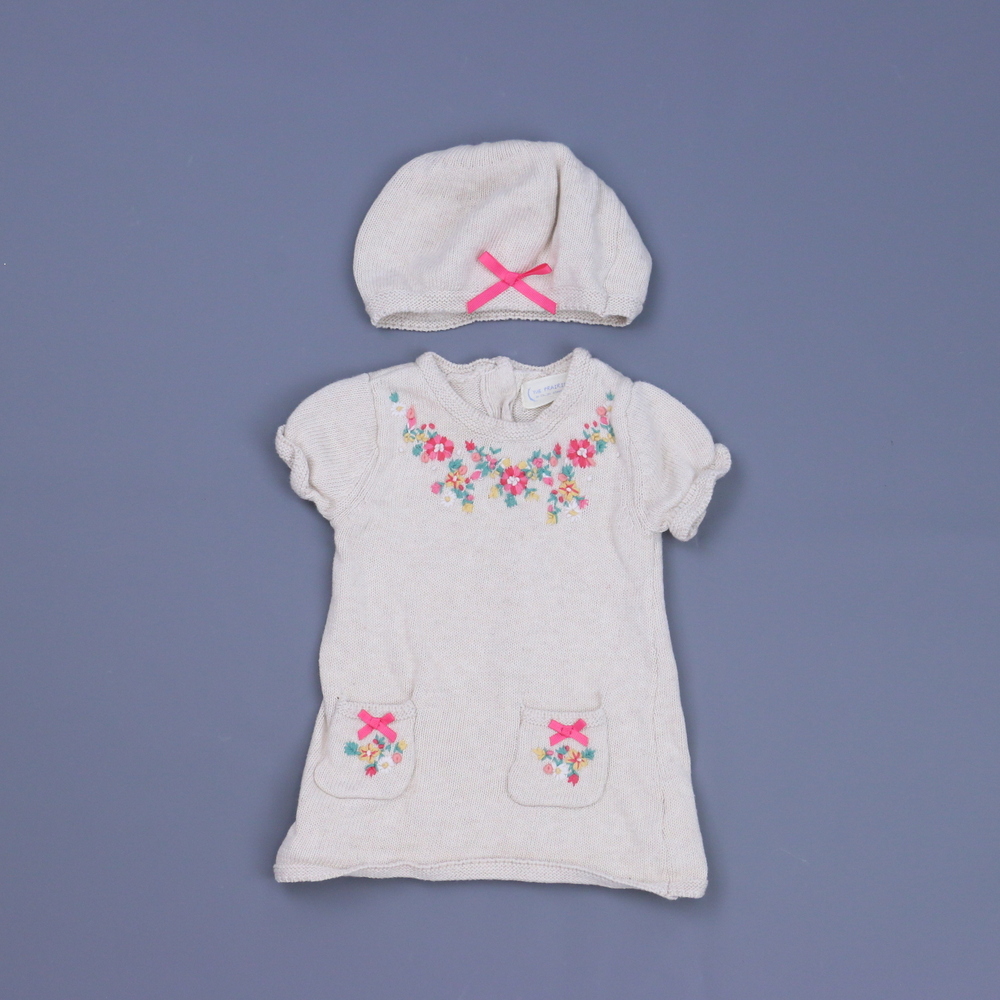 The Prairie by Rachel Ashwell Girls Tan Sweater Dress size: 3-6 Months